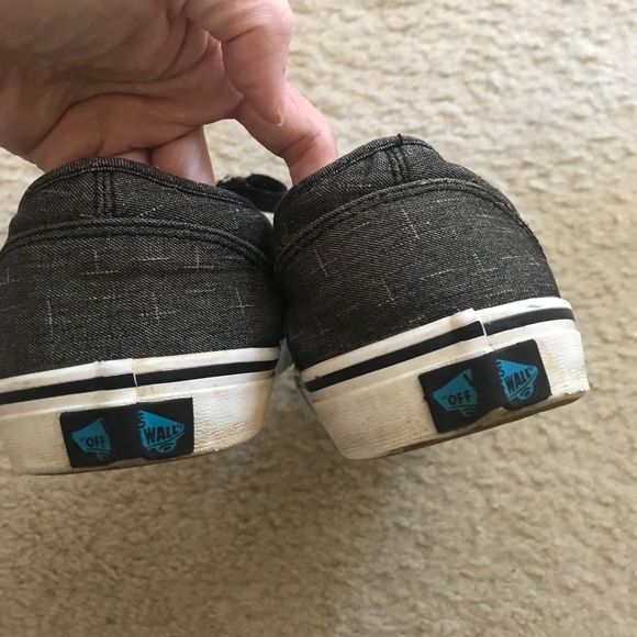 Vans Dark Gray Sz 7.5 - Picture 5 of 6